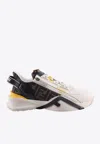 Fendi Flow Sneaker With Distinctive Monogram Accents In White