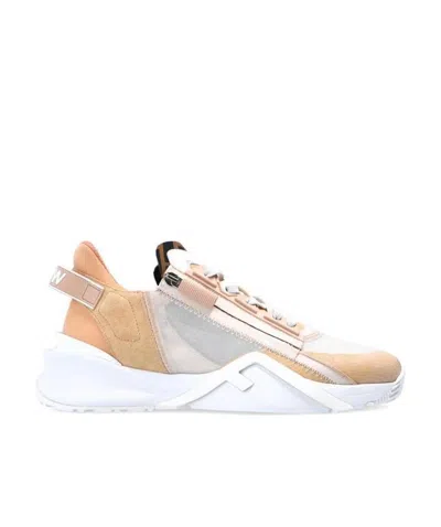 Fendi Flow Low-top Sneakers In White