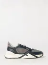 Fendi Flow Low-top Sneakers In Suede And Smooth Calf Leather In Multi