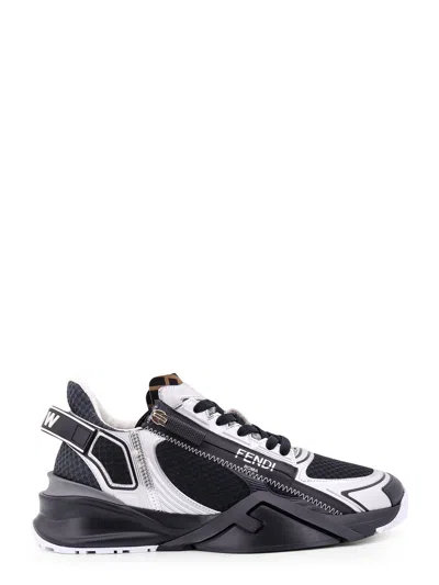 Fendi Flow Mesh Sneakers With Ff Detail In Multicolor