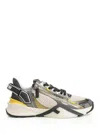 Fendi Streamlined Sneakers Featuring Contrast Panels In Multicolor