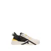Fendi Flow Sneaker With Distinctive Monogram Accents In Black