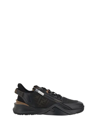 Fendi Flow Sneakers In Black