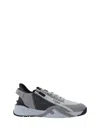 Fendi White Gray Monogram Flow Sneaker In Uwhit+accia.fer+grig