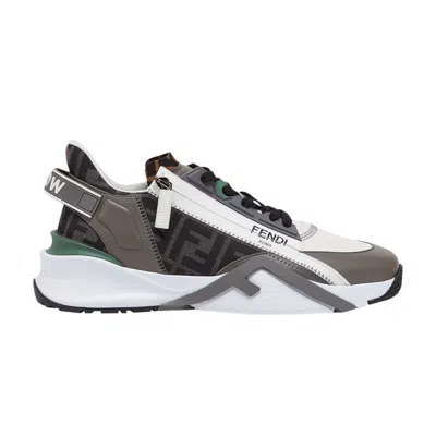 Pre-owned Fendi Flow Slip-on 'grey Green'