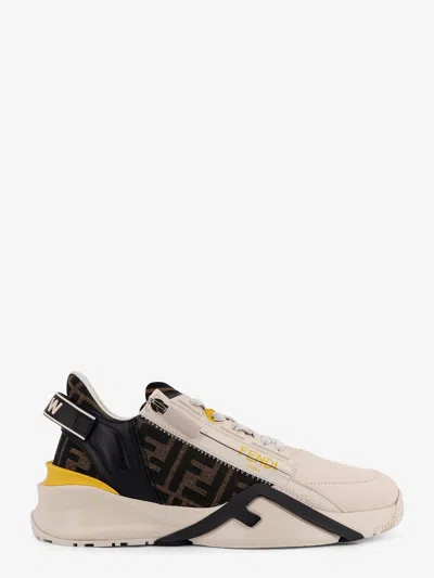 Fendi Flow Slip-on Sneakers In White