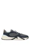 Fendi Flow Low-top Sneakers In Suede And Smooth Calf Leather