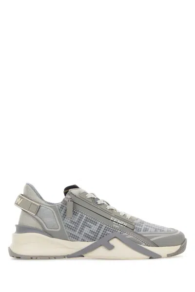 Fendi Flow Sneaker In Gray