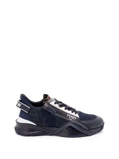 Fendi Flow` Sneakers In Blue