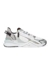 Fendi Mesh Tech Sneakers Rubber Sole In White