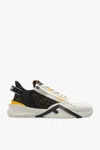 Fendi Men Multicolor Leather And Fabric Flow Sneakers In White