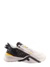 Fendi Flow Sneaker With Distinctive Monogram Accents In White