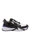 Fendi Mania Flow Runnning Sneakers In Black