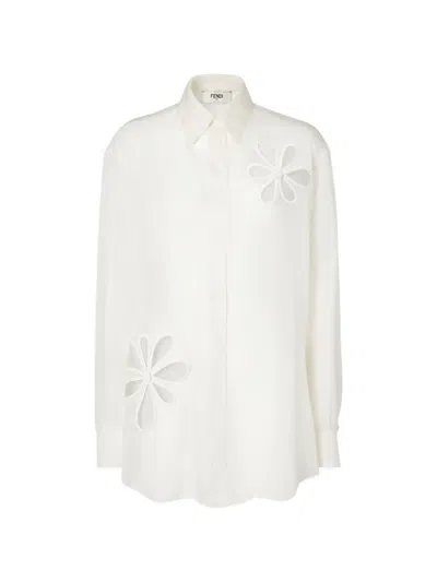 Fendi Shirt In White