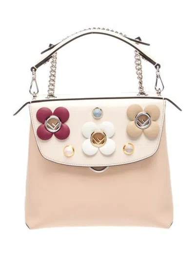 Pre-owned Fendi Flowerland Backpack In Brown