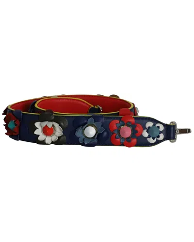 Pre-owned Fendi Flowerland Strap You Shoulder Strap (authentic Pre-loved)