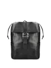 Fendi Flap Backpack In Black