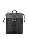 Fendi Flux Ff-pattern Backpack In Black