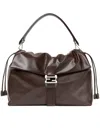 Fendi Flux Maxi Messenger In Brown