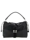 Fendi Flux Maxi Shoulder Bag In Black