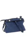 Fendi By The Way Soft Minibag In Blue Denim-effect Leather In Blue