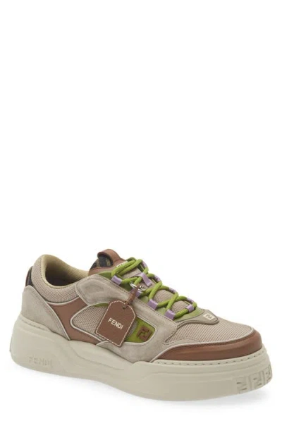 FENDI FENDI FORCE LOW TOP SNEAKER