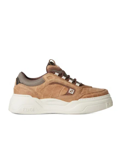FENDI FENDI FORCE LOW-TOP SNEAKERS