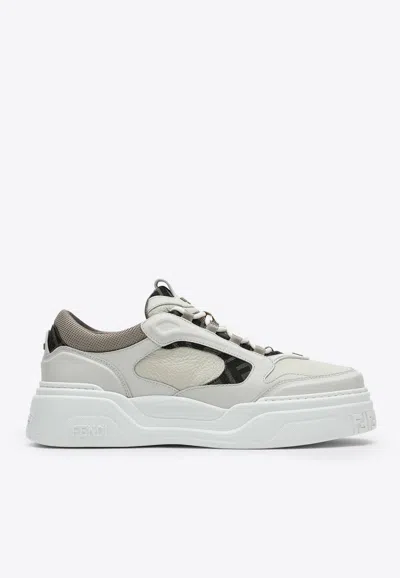 Fendi Force Low-top Sneakers In White