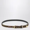 Fendi Forever  Belt In Animal Print