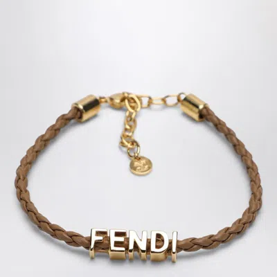 FENDI FENDI  FOREVER  BRACELET IN GOLD-COLOURED METAL
