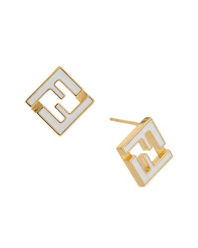Fendi Forever Earrings In Gold