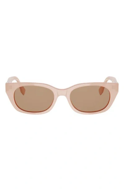 Fendi Forever  51mm Cat Eye Sunglasses In Pink