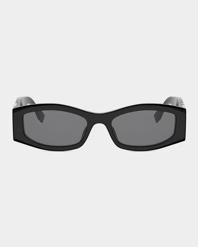 FENDI FOREVER FENDI 54MM RECTANGULAR ACETATE SUNGLASSES