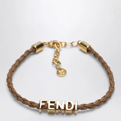Fendi Forever  Bracelet In Gold-coloured Metal Women In Silver