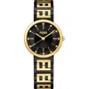 Fendi Two-tone Diamond-embellished Swiss Watch With Folding Clasp In Metallic