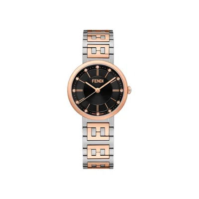 Pre-owned Fendi Forever  Bracelet Watch 'rose Gold' | Women's Size Onesize
