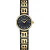 Fendi Forever  Diamond Bracelet Watch, 19mm In Gold/black Mop