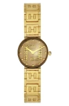 Fendi Women's Forever 19mm Ip Goldtone Stainless Steel Bracelet Watch In Gold