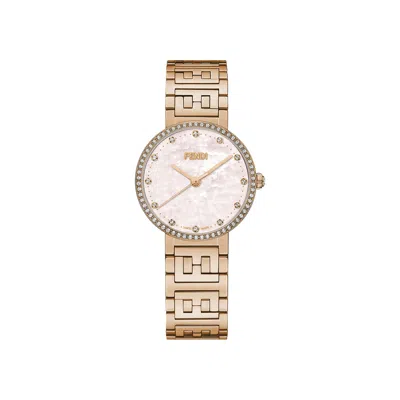 Pre-owned Fendi Forever  Diamond Watch 'rose Gold' | Women's Size Onesize