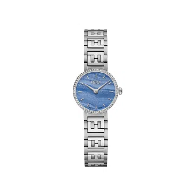 Pre-owned Fendi Forever  Diamond Watch 'stainless Steel' | Silver | Women's Size Onesize