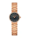 Fendi Forever  Diamond Watch Woman Wrist Watch Rose Gold Size - Stainless Steel In Rose Gold