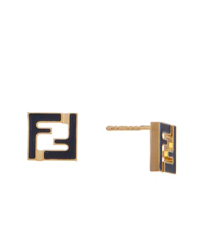 Fendi Forever  Earrings In Black