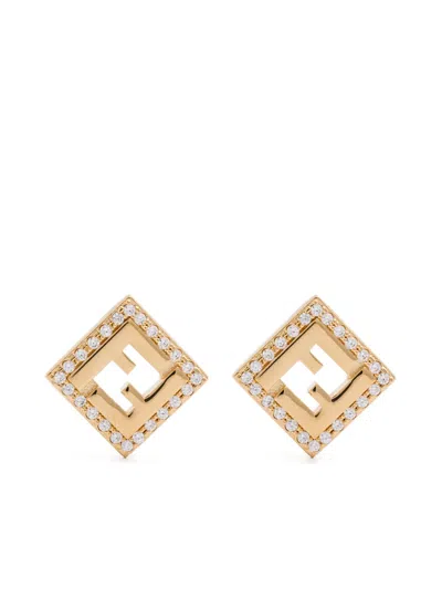 Fendi Bronze Gold Earrings