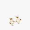 Fendi Forever  Earrings In Gold
