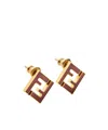 Fendi Forever  Earrings In Gold