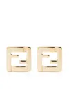 Fendi Forever  Earrings In Gold