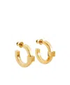 Fendi Forever Gold-coloured Earrings In Gold