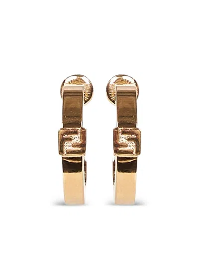 Fendi Forever  Earrings In Gold