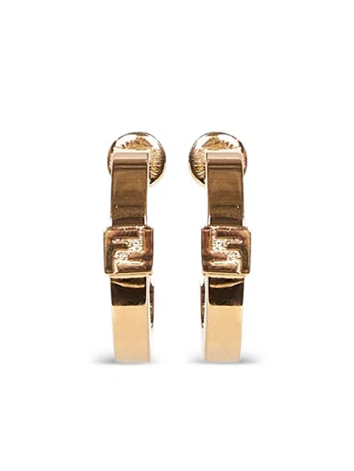 Fendi Forever  Earrings In Gold
