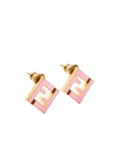Fendi Forever  Earrings In Pink